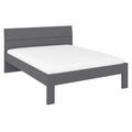 Modernes Futonbett in Grau Metallic mit Liegefläche 180x200 cm