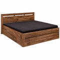 Hochwertiges Sheesham Bett 200x200 cm, Dunkelbraun, Modell Toronto