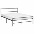 Metallbett 180x200cm Grau - Zeitloses Doppelbett für Ihr Schlafzimmer