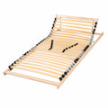 Ergonomischer 7-Zonen-Lattenrost 90x200 cm, Kopfteil und Härtegrad einstellbar, ideal für Doppelbetten