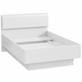Jugendbett FORTE Snow Weiß Matt 120x200 cm Holzwerkstoff